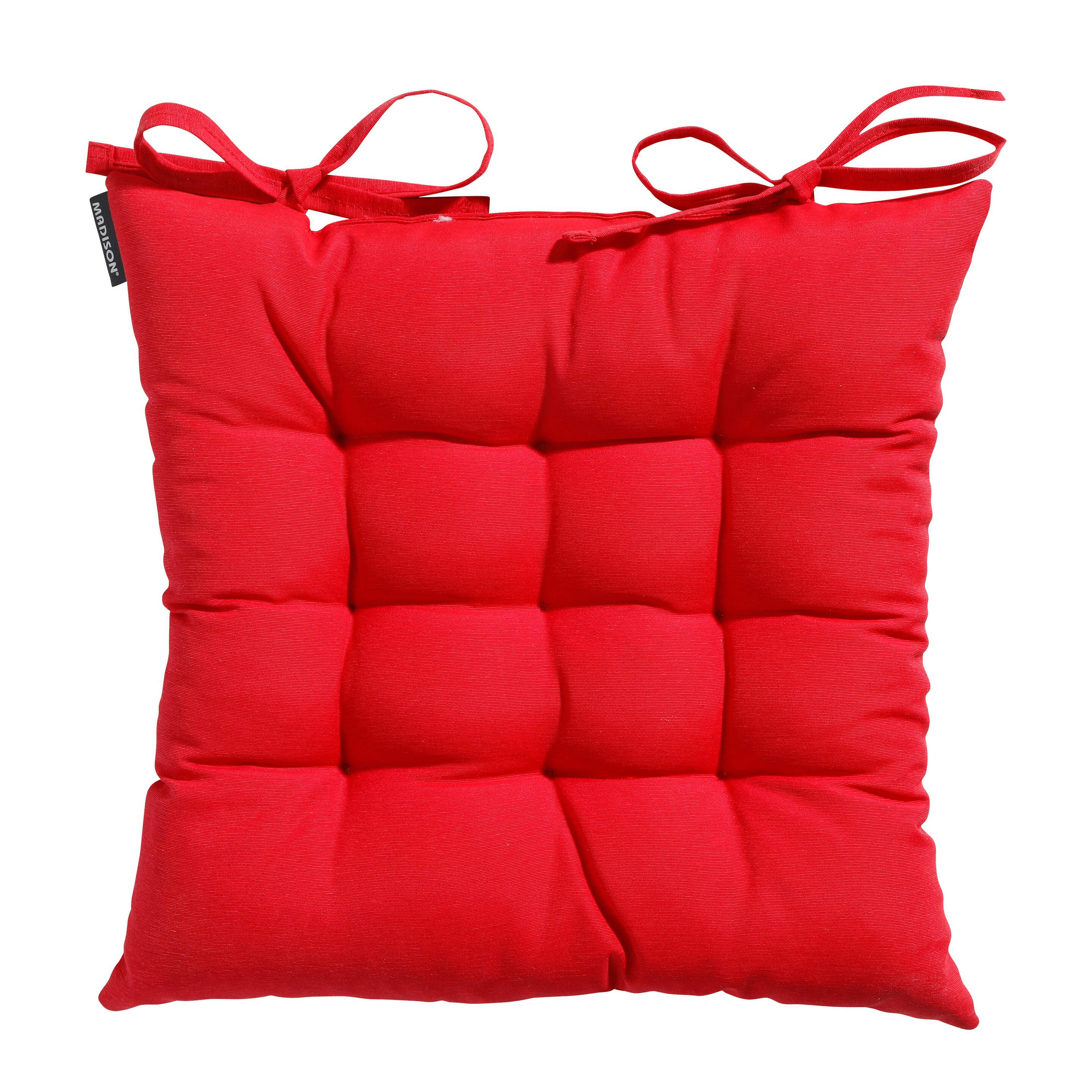 SITZKISSEN Panama 46/46 cm 4er-Set - Hellrot, Textil (46/6/46cm) - Madison
