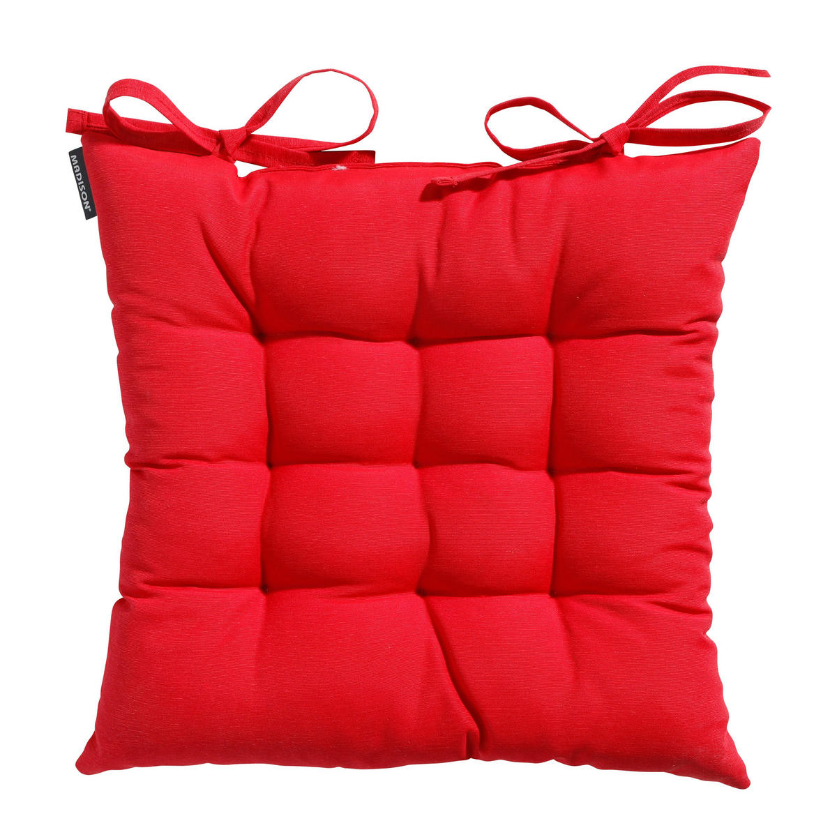 SITZKISSEN Panama 46/46 cm 4er-Set - Hellrot, Textil (46/6/46cm) - Madison