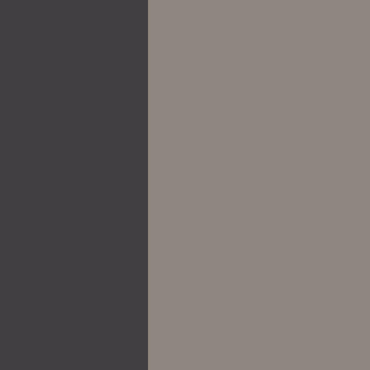 ECKHÄNGESCHRANK Bonn W14/60 lava / stone grey matt 60 / 60 / 96cm - Dunkelgrau/Graubraun, Holz/Holzwerkstoff (60/96/60cm) - Feldmann-Wohnen
