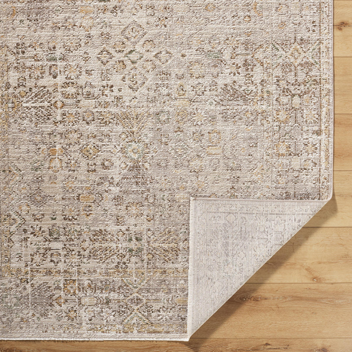 VINTAGE-TEPPICH 160/230 cm Taupe - Taupe, Textil (160/230cm)