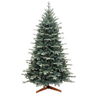 KÜNSTLICHER WEIHNACHTSBAUM OREGON mit Holzständer Höhe 180 cm - Grün, Kunststoff (108/180/108cm) - pink garten