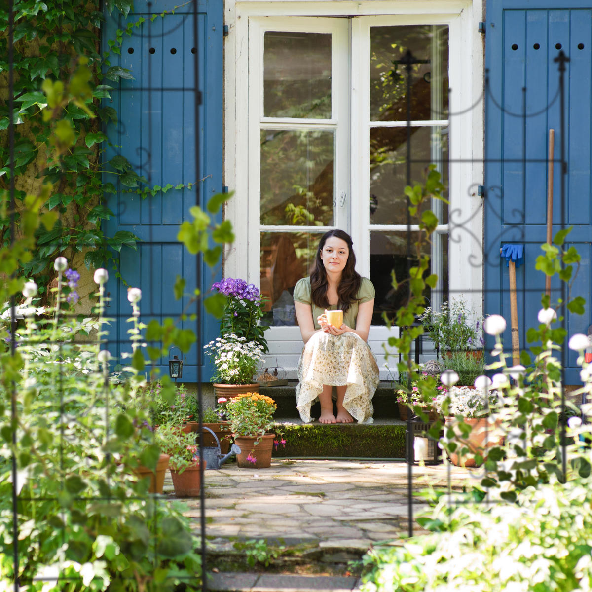 2XRANKGITTER - Schwarz, Metall (46/183/1cm) - Relaxdays