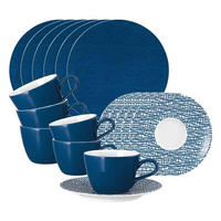 KAFFEESERVICE Life Fashion Classic Blue 18er Set - Blau, Keramik (2/2/2cm) - Seltmann Weiden