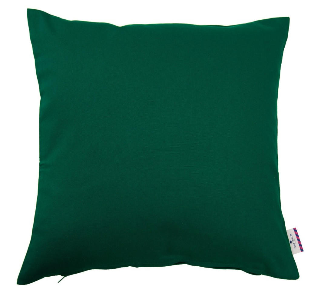 ZIERKISSENHÜLLE Dove tanne 50x50cm - Waldgrün, Textil (50/50cm) - Tom Tailor