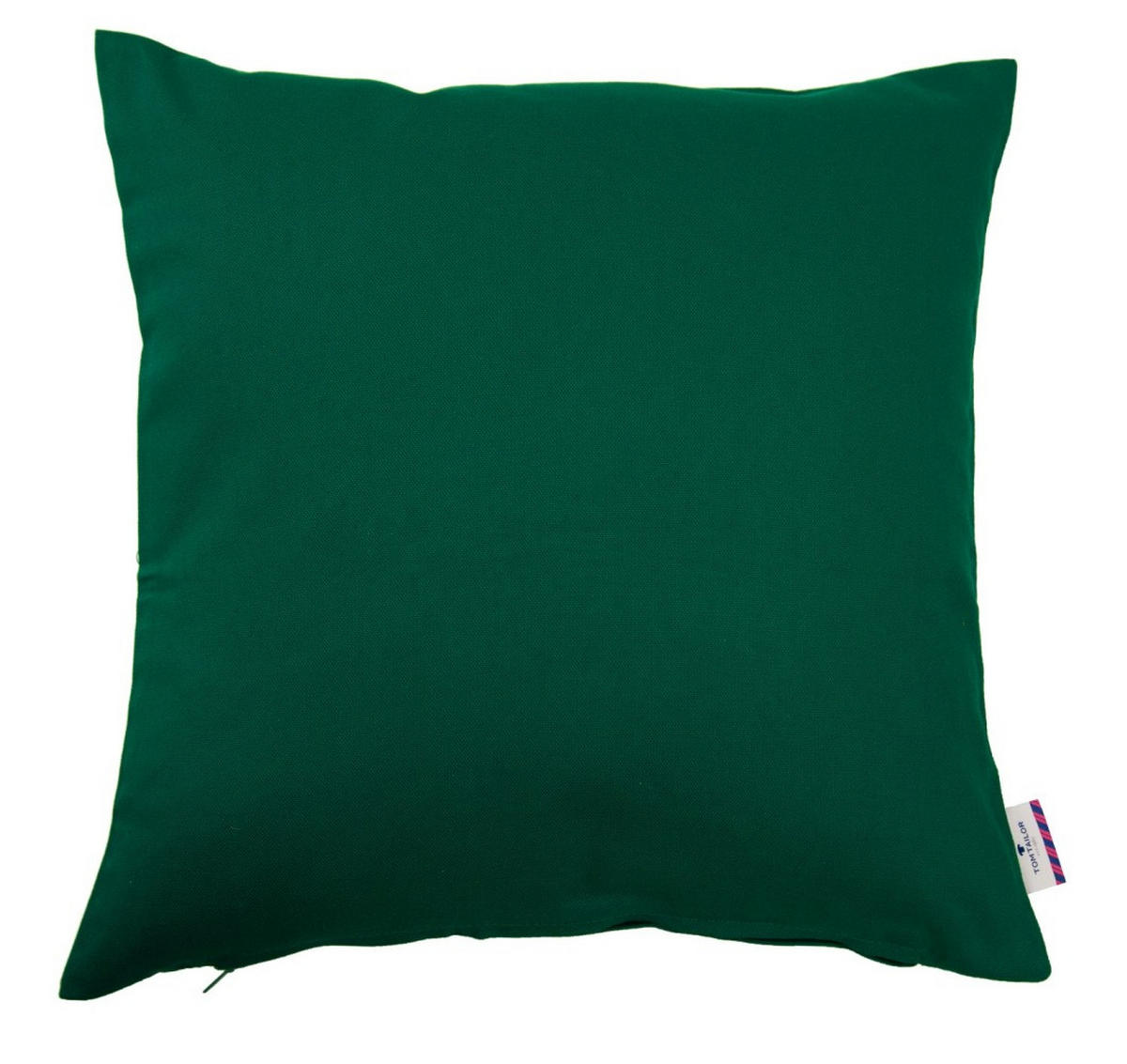 ZIERKISSENHÜLLE Dove tanne 50x50cm - Waldgrün, Textil (50/50cm) - Tom Tailor