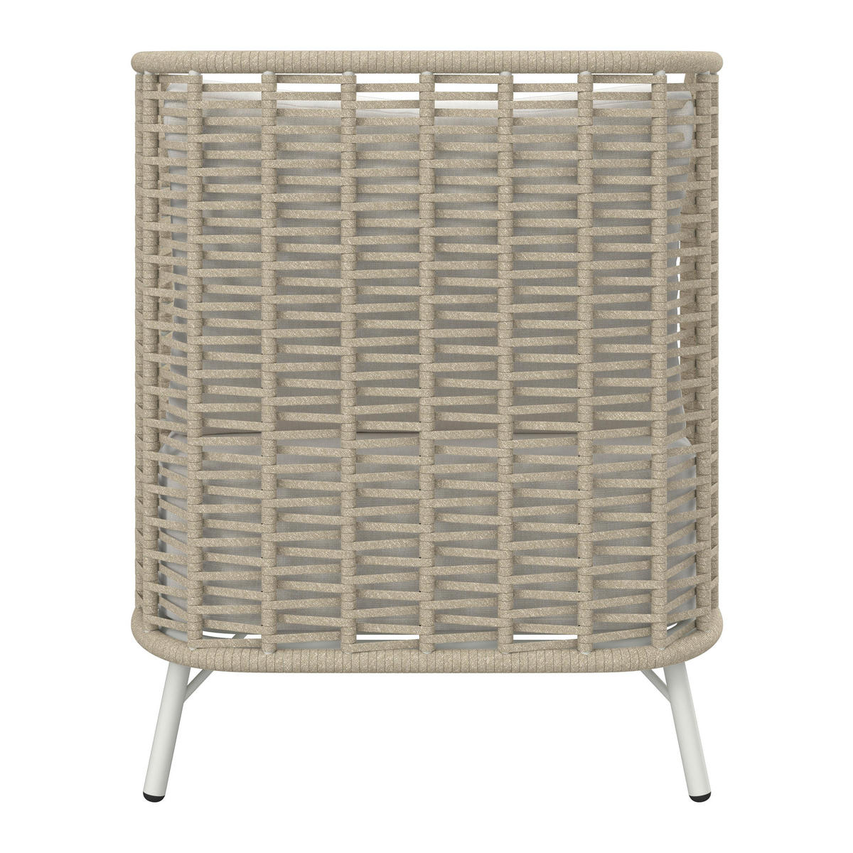 GARTENSESSEL Iska Creme Outdoorstoff/Metall +Abdeckung - Creme, Metall (1/91/73cm)