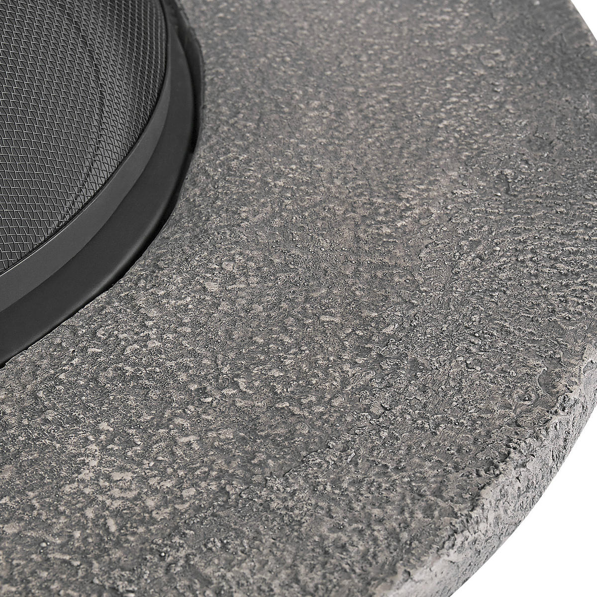 FEUERSTELLE hellgrau Leichtbeton rund Tambora - Grau, Stein (92/48/92cm)