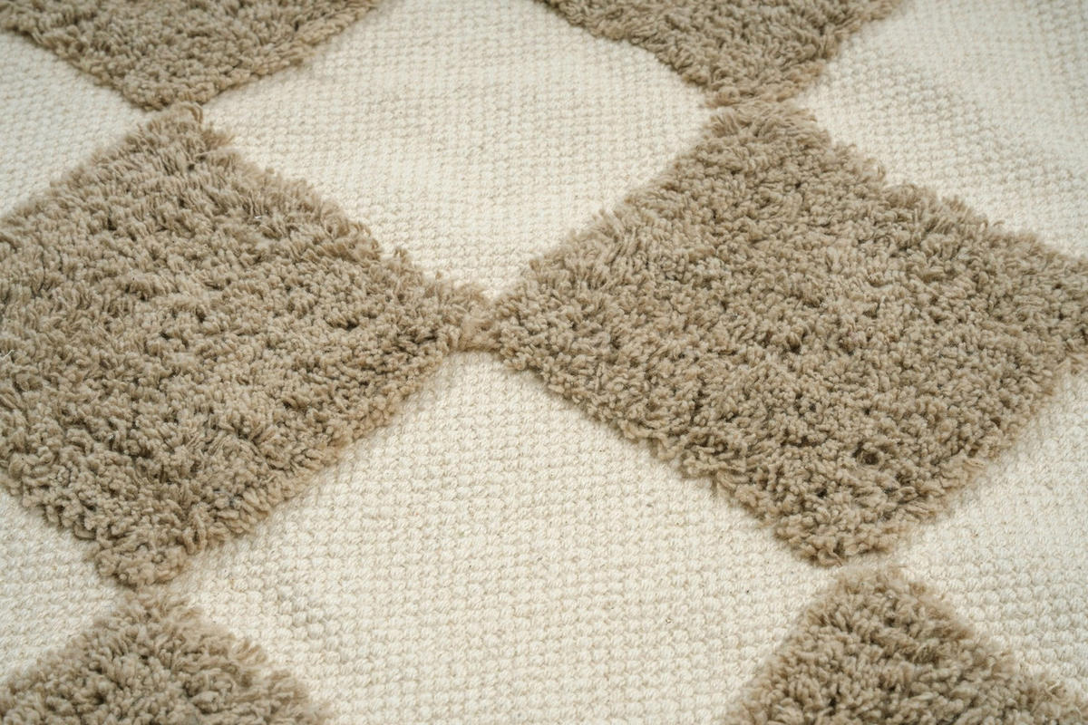 KINDERTEPPICH aus maschinenwaschbarer Baumwolle bruin - Braun, Naturmaterialien (160/230cm) - AFK Living