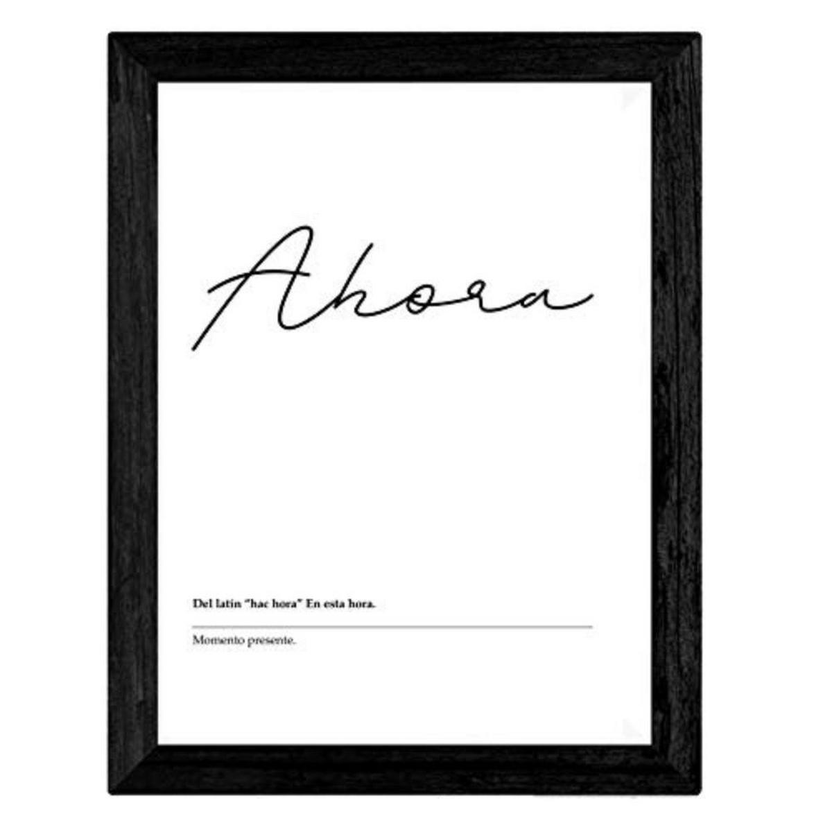 POSTER Set mit 4 schwarzweiß Definitionen von mein Haus A4 Rahmenlos - Klar, Papier (29.7/3cm) - Nacnic