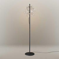 LED-STEHLAMPE Atom Chrom Ø 50cm - Chromfarben, Metall (50/50/208cm) - s.luce