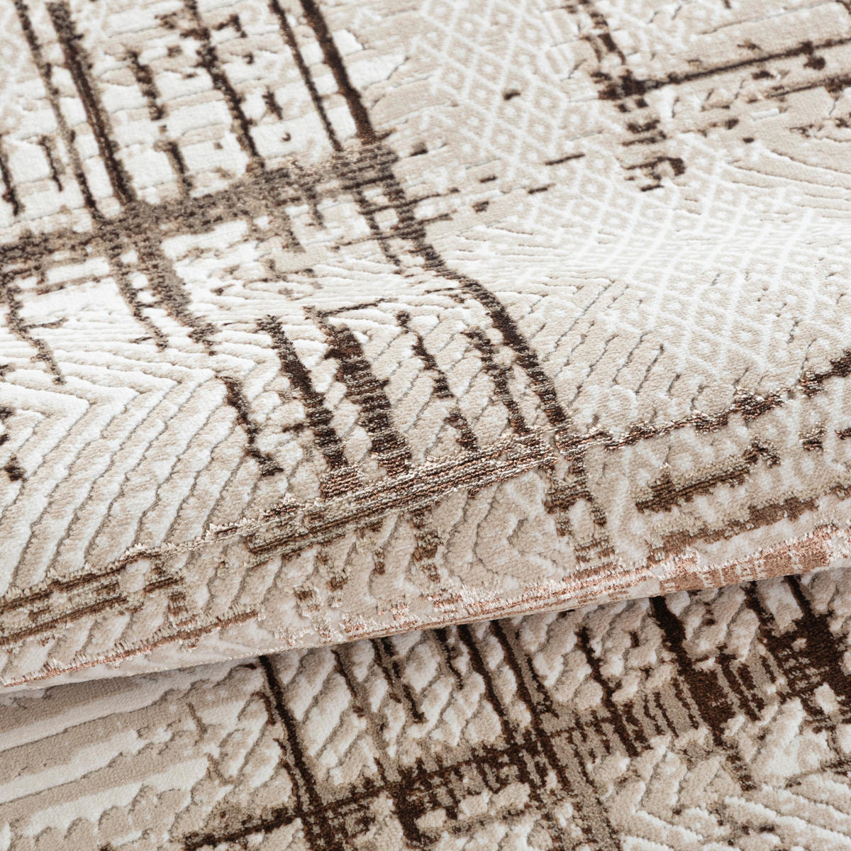 MAZOVIA TEPPICH UE68A - Beige, Grün - 200 x 300 cm - Beige/Grün, Textil (200/300cm) - Mazovia