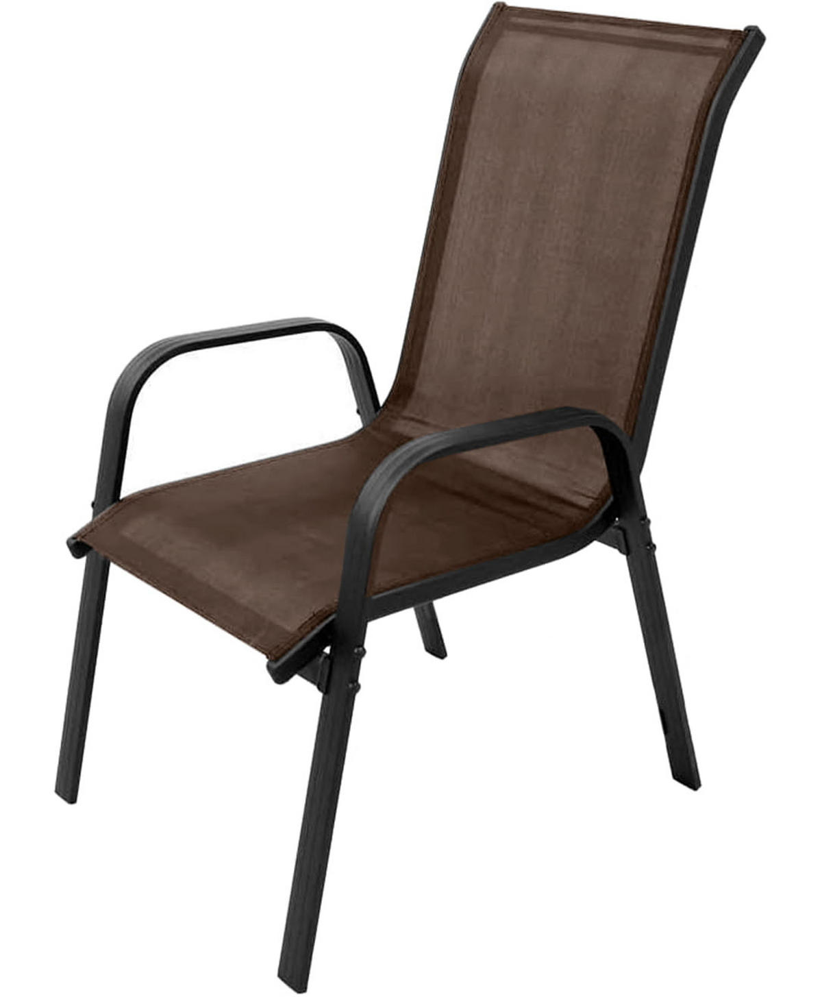GARTENSTUHL set aus 4 stücken - Braun, Metall (56/91/54cm) - A2A Home
