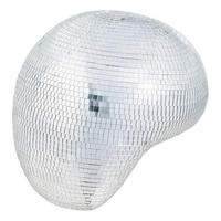 DEKO-KUGEL Disco Melting - Glas/Kunststoff - Silber - Silberfarben, Glas/Kunststoff (20/19/19cm) - Butlers