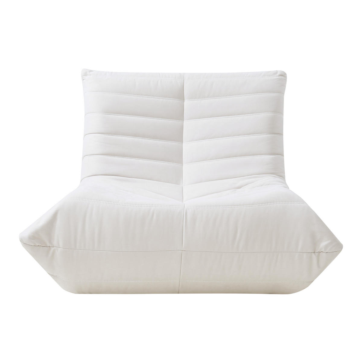 BODENSESSEL Kodsø - Beige, Textil (90/75/100cm) - [en.casa]