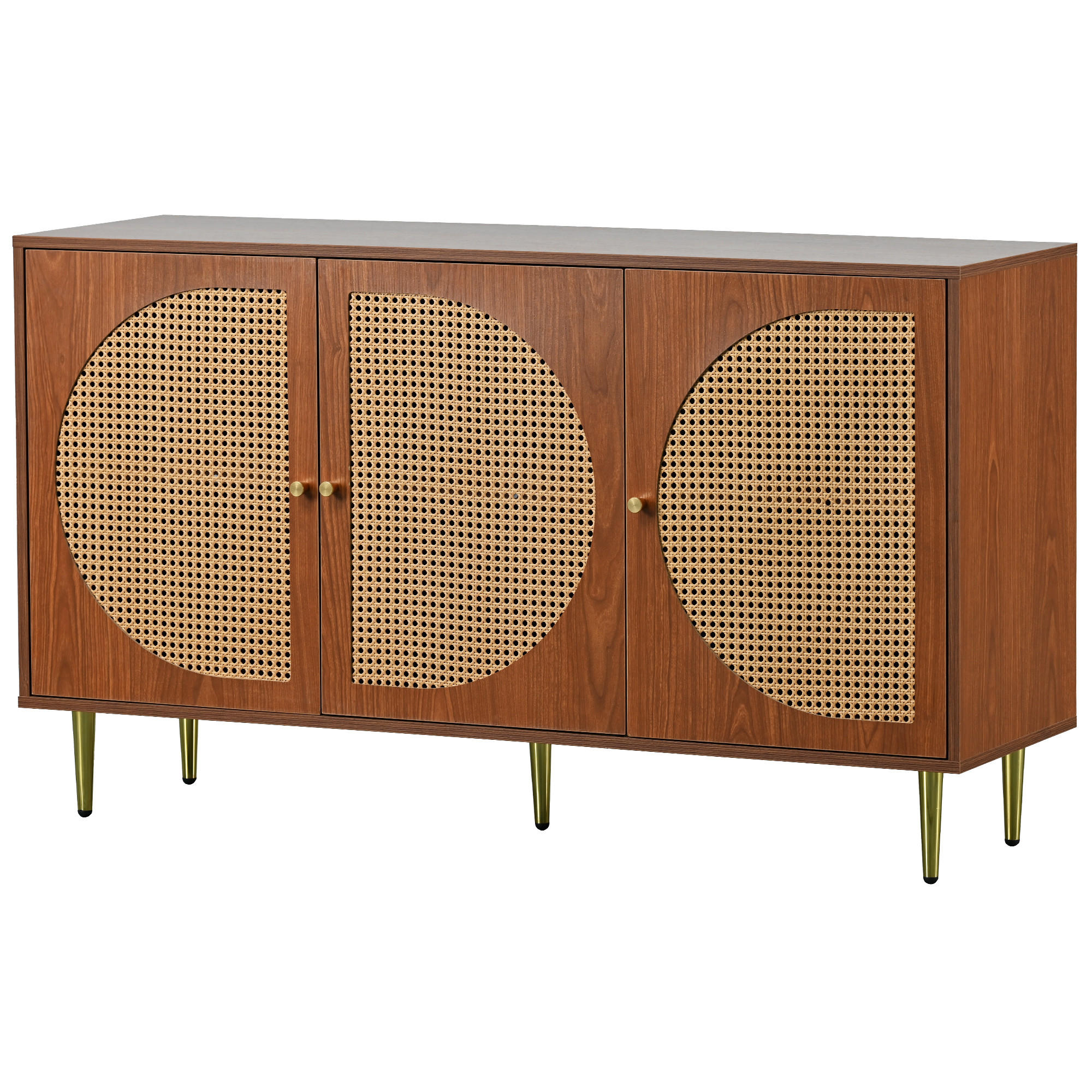 SIDEBOARD Braun 129.8/40/76 cm - Braun, Holzwerkstoff (40/76/129.8cm) - Urban Meuble