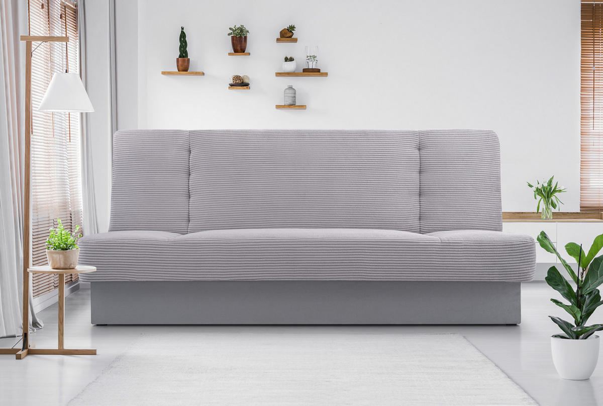 SCHLAFSOFA - Cyprus new - (Schwarz) - Schwarz, Holz (192/85/92cm) - Möblo