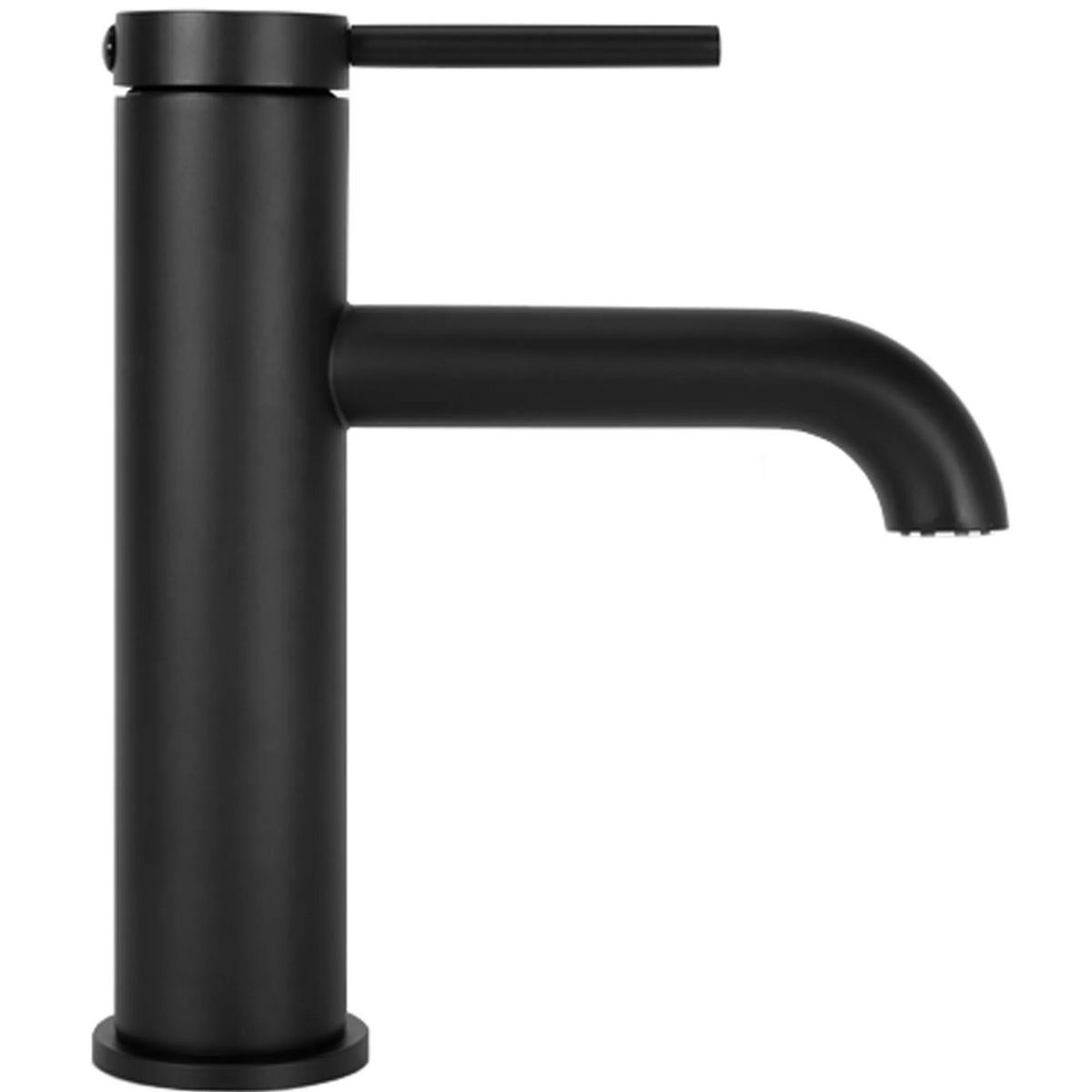 WASCHBECKENARMATUR Rea Spot Black Low - Schwarz, Metall (5/18/16.5cm) - REA