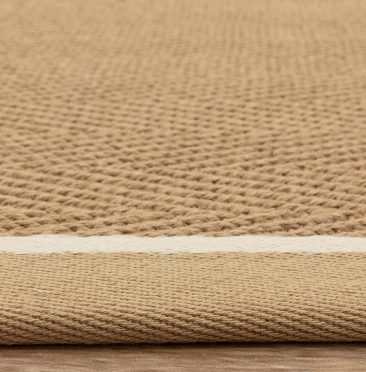 TEPPICH modern Wohn-/Schlafzimmer Naturfaser DORO Beige 40x120 cm - Beige, Naturmaterialien (40/120cm) - Novatrend