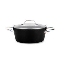 TOPF Schwarz 30/20/9 cm MR4420 - Schwarz, Metall (20cm) - Maestro 