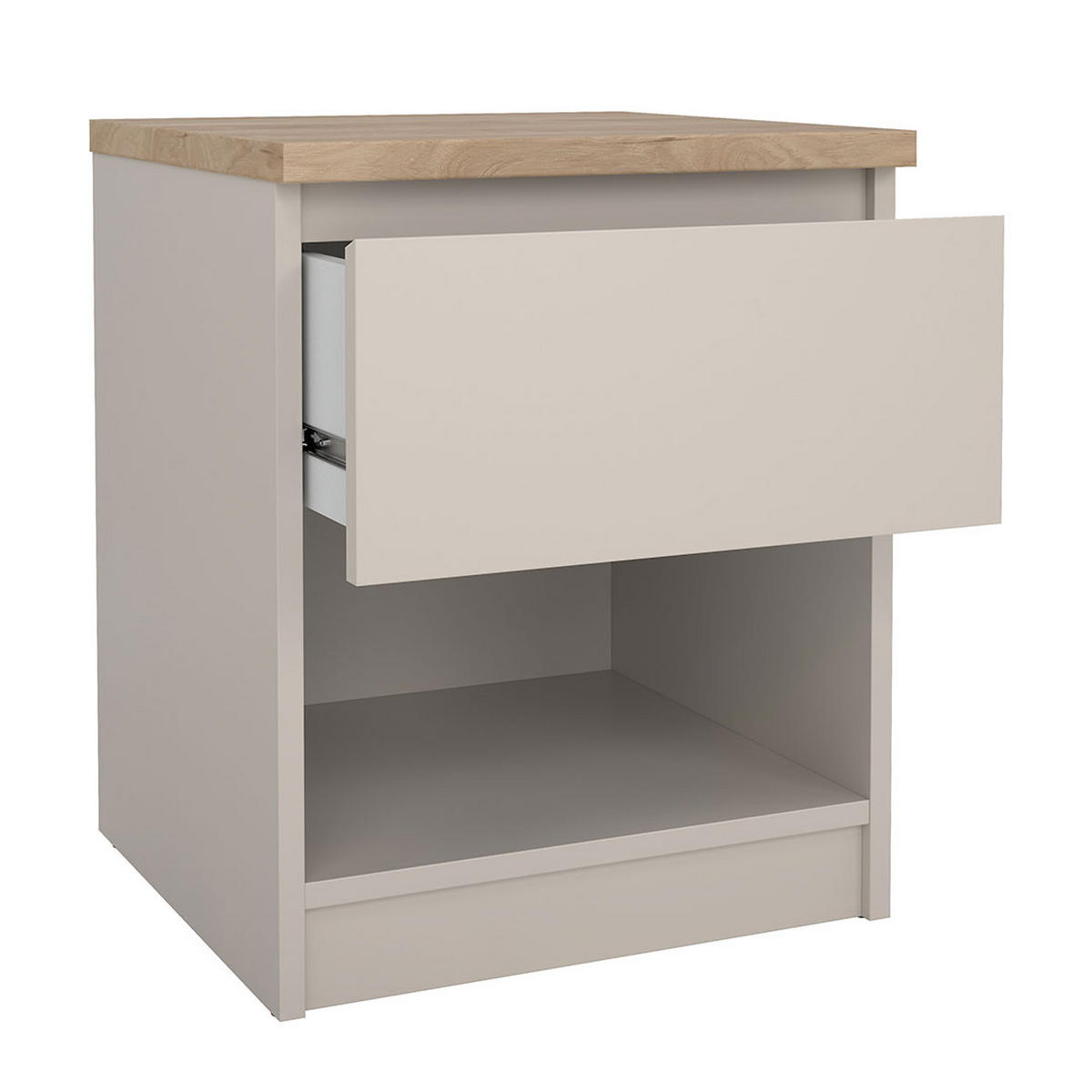 NACHTTISCH, Naia, Eiche, Holzwerkstoff, 41 x 40 x 50 cm - Eichefarben, Holzwerkstoff (41/50/40cm) - ebuy24