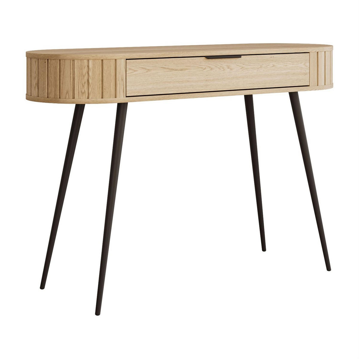 KONSOLE WILLOW 120 cm, mit hohen Beinen, ohne Spiegel - Eichefarben, Holzwerkstoff (120/80/40cm) - Lookway