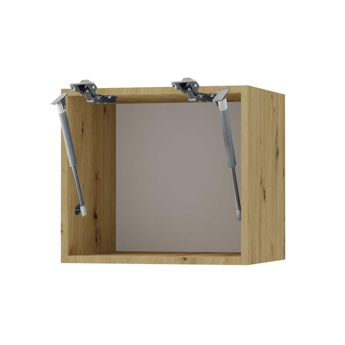 KLAPPHÄNGESCHRANK Kvantum W4B/40 Dust Grey Matt / Eiche Artisan Matt 40 / 32,5 / 36cm - Eiche Artisan/Grau, Holz/Holzwerkstoff (40/36/32.5cm) - Feldmann-Wohnen