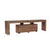TV-MÖBEL mit 2 Klapptüren 180/31/50 cm - Beige, Holzwerkstoff (31.3/50/180cm) - Calicosy