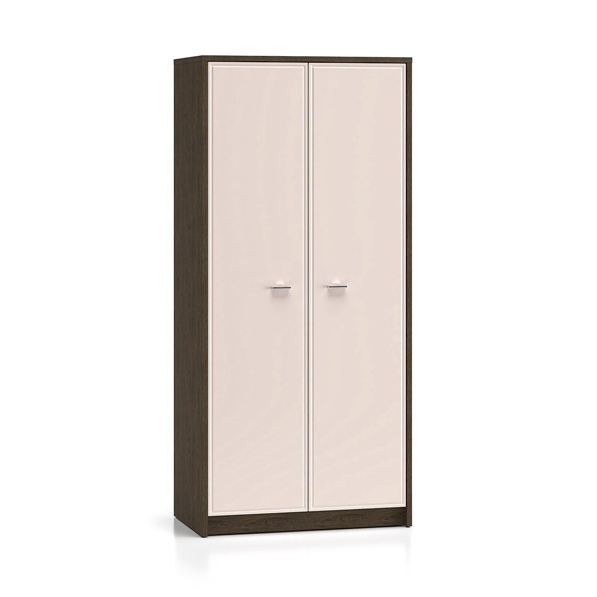 OMARA 2 vrati Kaius Kašmir in temni les - bež, leseni material (89.4/194.7/52.4cm) - Petits-meubles