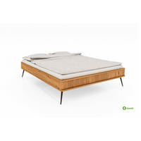 BETTGESTELL LINA 140x210 Wildeiche - Wildeiche, Holz (140/210cm) - byoak