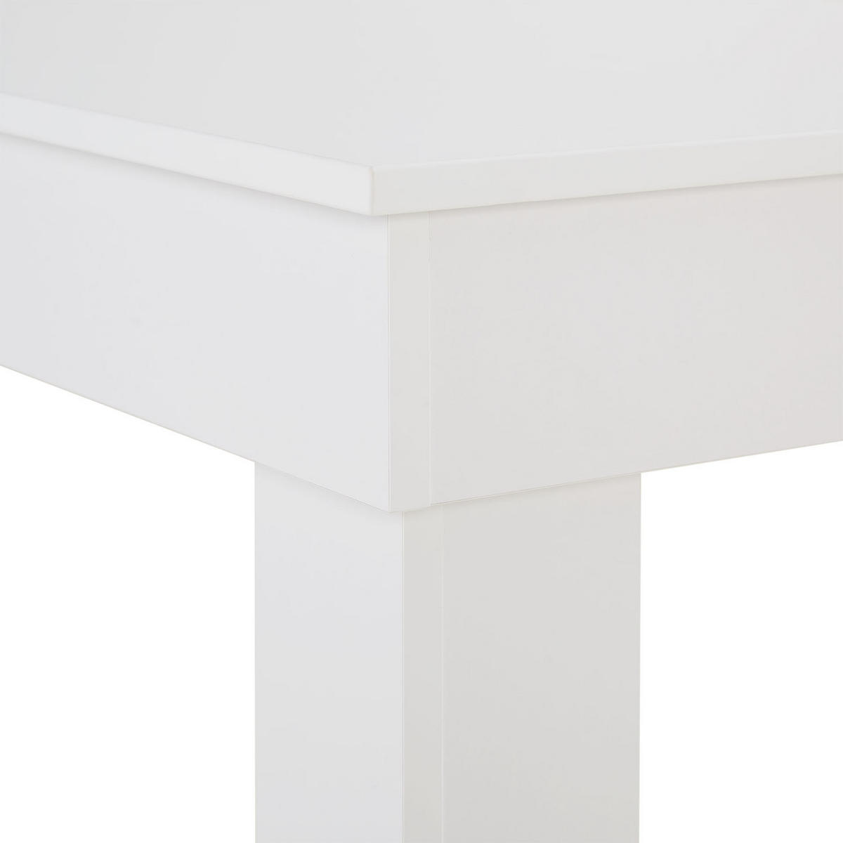 ESSTISCH in Holzwerkstoff 90/60/73 cm - Weiß, Holzwerkstoff (60/90/73cm) - Homestyle4u