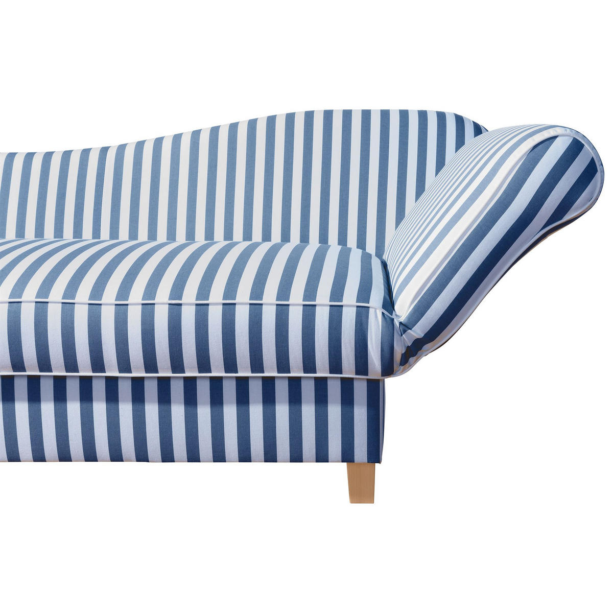 RECAMIERE Armlehne rechts Katia Flachgewebe blau - Blau, Kunststoff (190/88/82cm) - 58aufmkessel