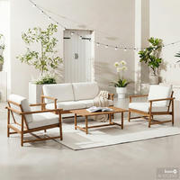 LOUNGETISCH - Akazie massiv - Akazie Braun - Braun/Akaziefarben, Holz (62/110/35cm) - home24