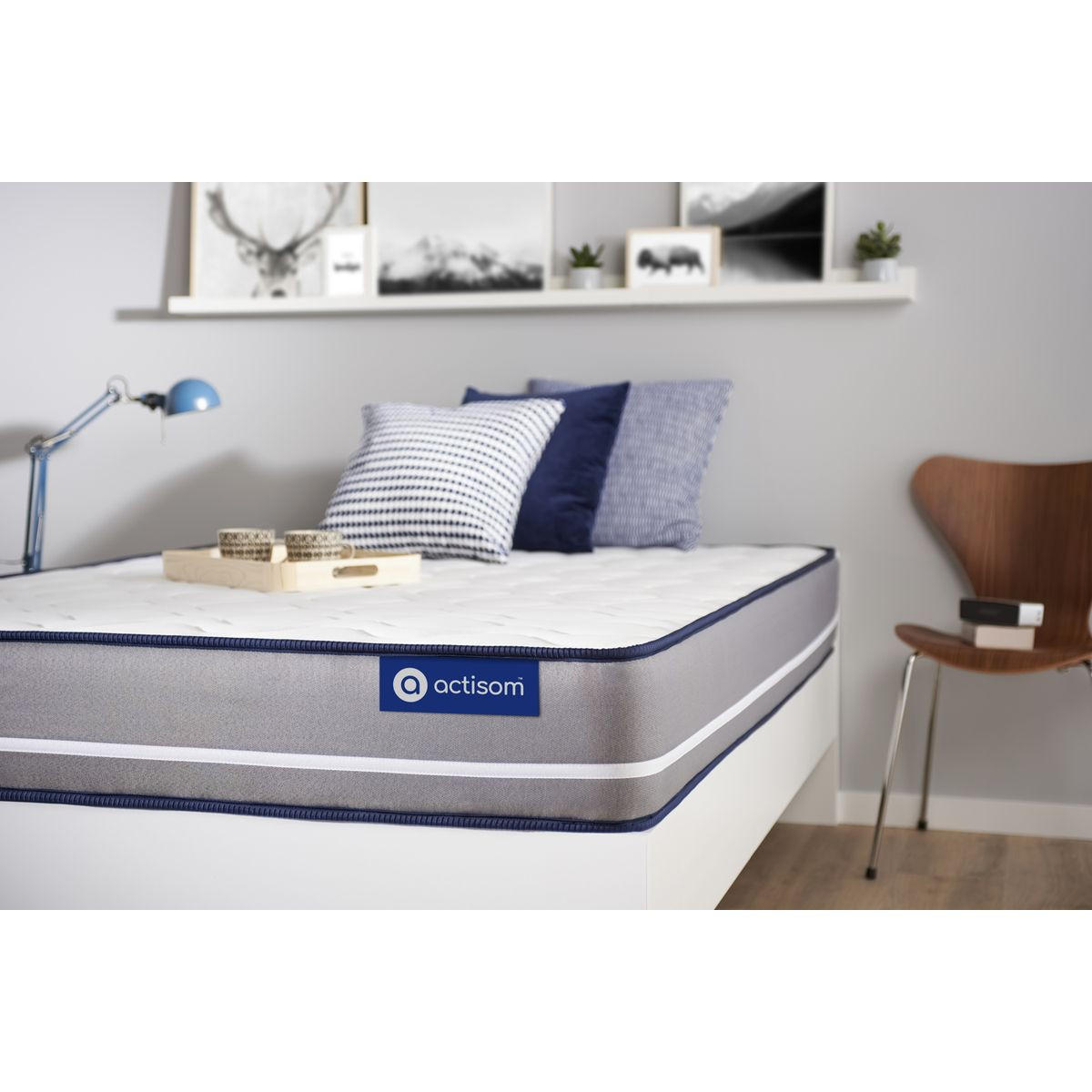 MATRATZE Actimemo pur Memory-Schaum 100 x 200 cm h3 - Weiß, Textil (100/200cm) - ACTISOM