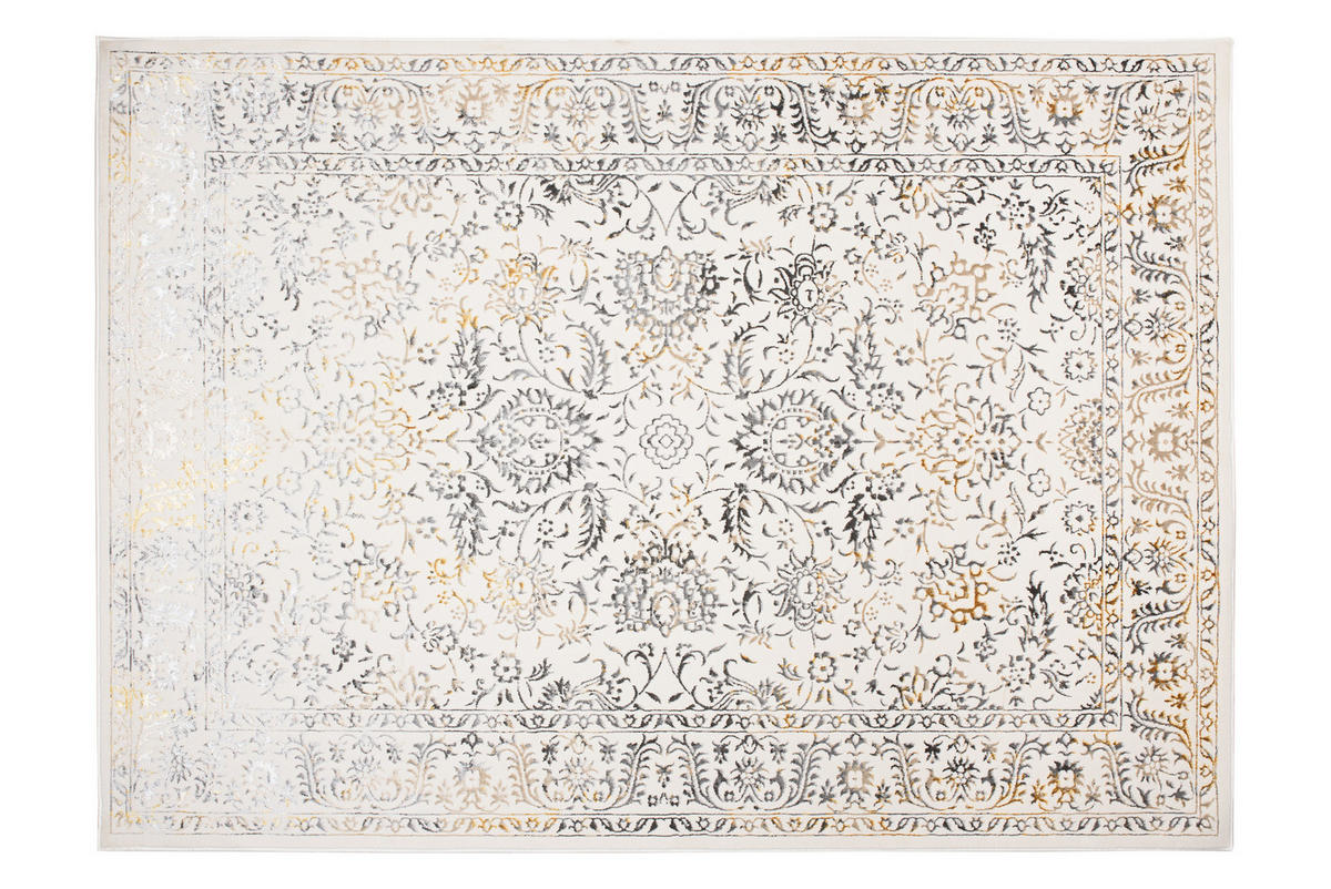 TEPPICH GOLDEN Creme 140/200 cm - Creme, Kunststoff (140/200cm) - Tapiso