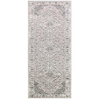 TEPPICHLÄUFER VALLEY hellgrau vintage 70/400 cm - Hellgrau, Textil (70/400cm) - Tapiso