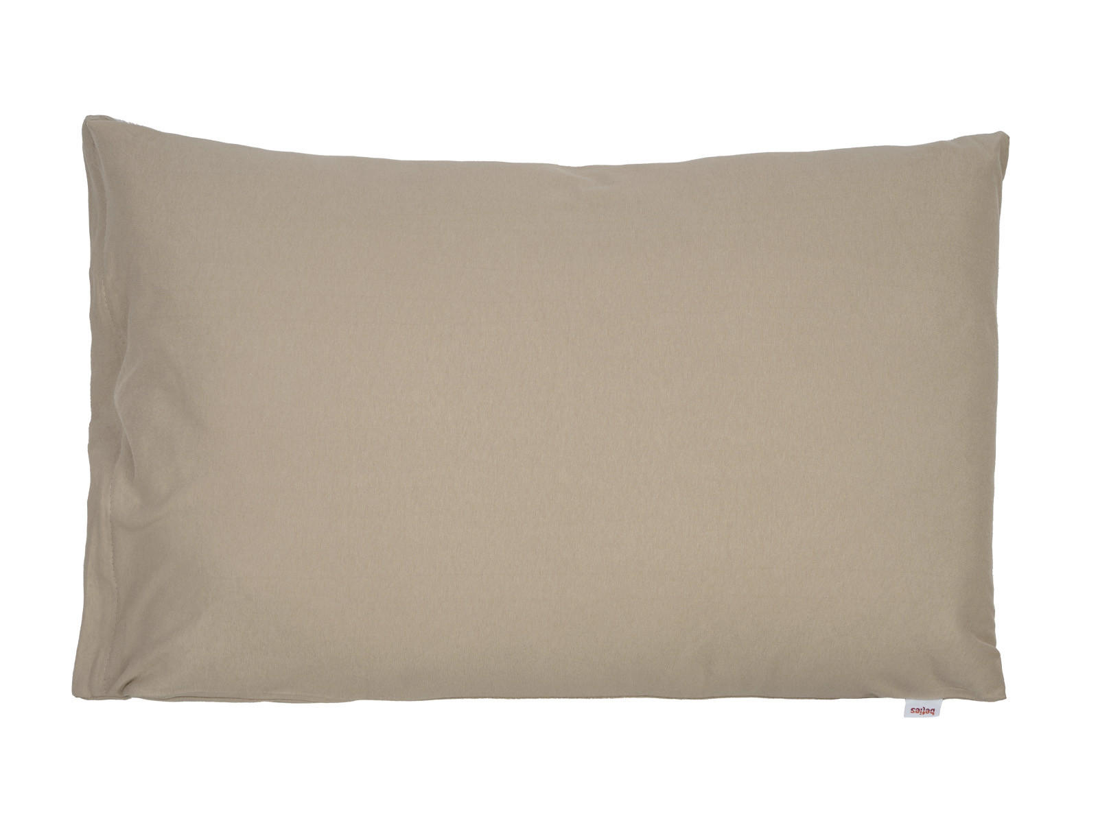 KISSENHÜLLE BasicSoft plaza-taupe 100% Baumwoll-Jersey 40/60 cm - Taupe, Textil (40/60cm) - beties Heimtextil