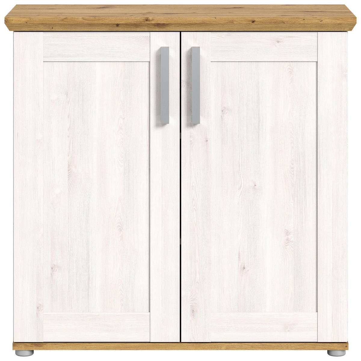 KOMMODE Verona in Sibiu Lärche Nachbildung und Artisan Eiche Nachbildung B/H/T: 95x92x39 cm - Lärchefarben, Holzwerkstoff (90/88/37cm)