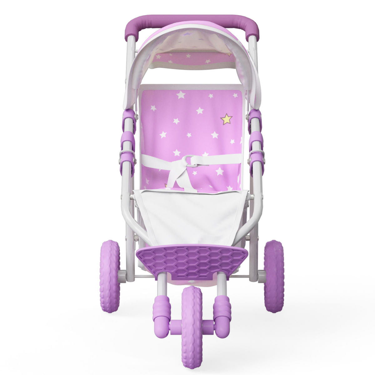 PUPPENWAGEN, Lila, 54cm - Lila, Holzwerkstoff (33/54/53cm) - Teamson Kids