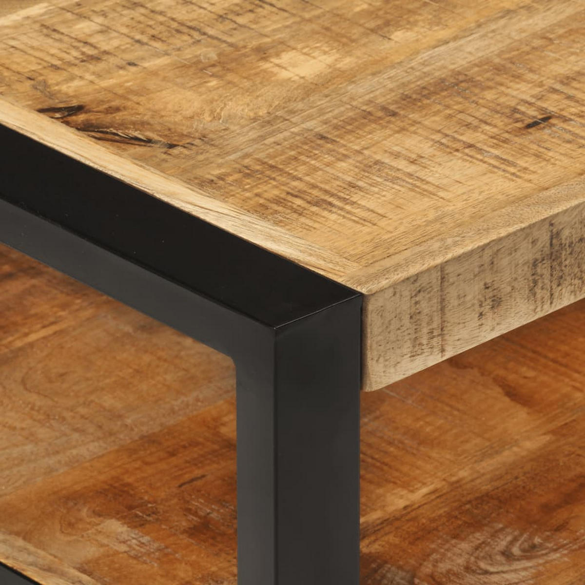 COUCHTISCH 120x55x40 cm Massivholz Mango - Braun, Holzwerkstoff (55/120/40cm) - furnicato