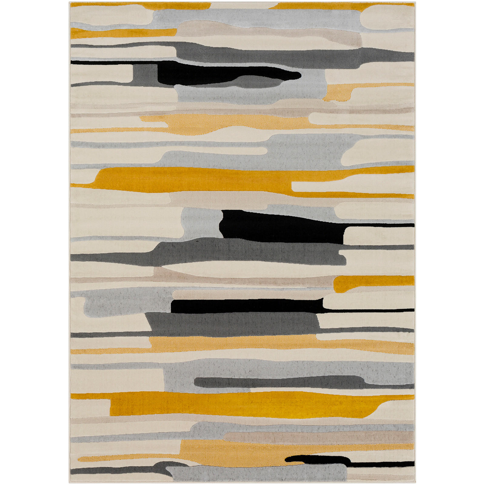 Livabliss Kurzflorteppich Dunkelgelb 160x220 cm
