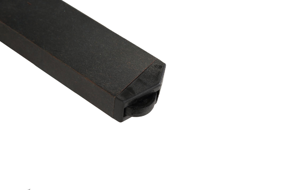 BEISTELLTISCH 45/45/47 cm dunkelbraun aus Aluminium wetterfest - Dunkelbraun, Metall (45/45/47cm) - OKWISH