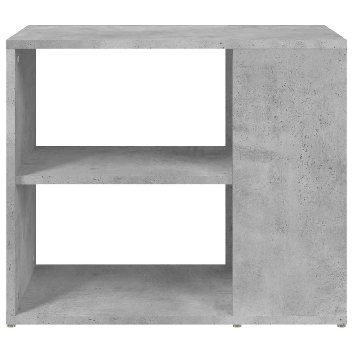 BEISTELLTISCH Betongrau 60x30x50 cm Holzwerkstoff - Grau, Holzwerkstoff (60/50/30cm) - furnicato