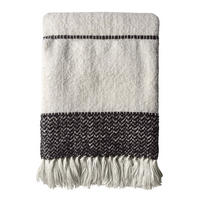 DECKE Berber Weiß - Weiß, Textil (125/150cm) - Malagoon