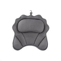 BADEKISSEN – 42 x 44 x 7 cm – Grau - Grau, Textil (42/21cm)