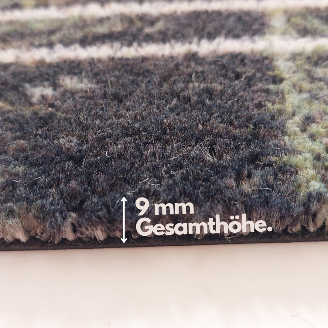 Thumbnail - MAD About Mats Outdoor, Blau, Schwarz, Textil, Sprichwort/Zitat, Grafikmuster, Uni, Rechteckig, 50x75 cm, Fasern thermof...