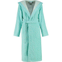 BADEMANTEL DAMEN KAPUZE PUNKTE 5496 MINT - 43 - Grün, Textil (XLnull) - Cawoe