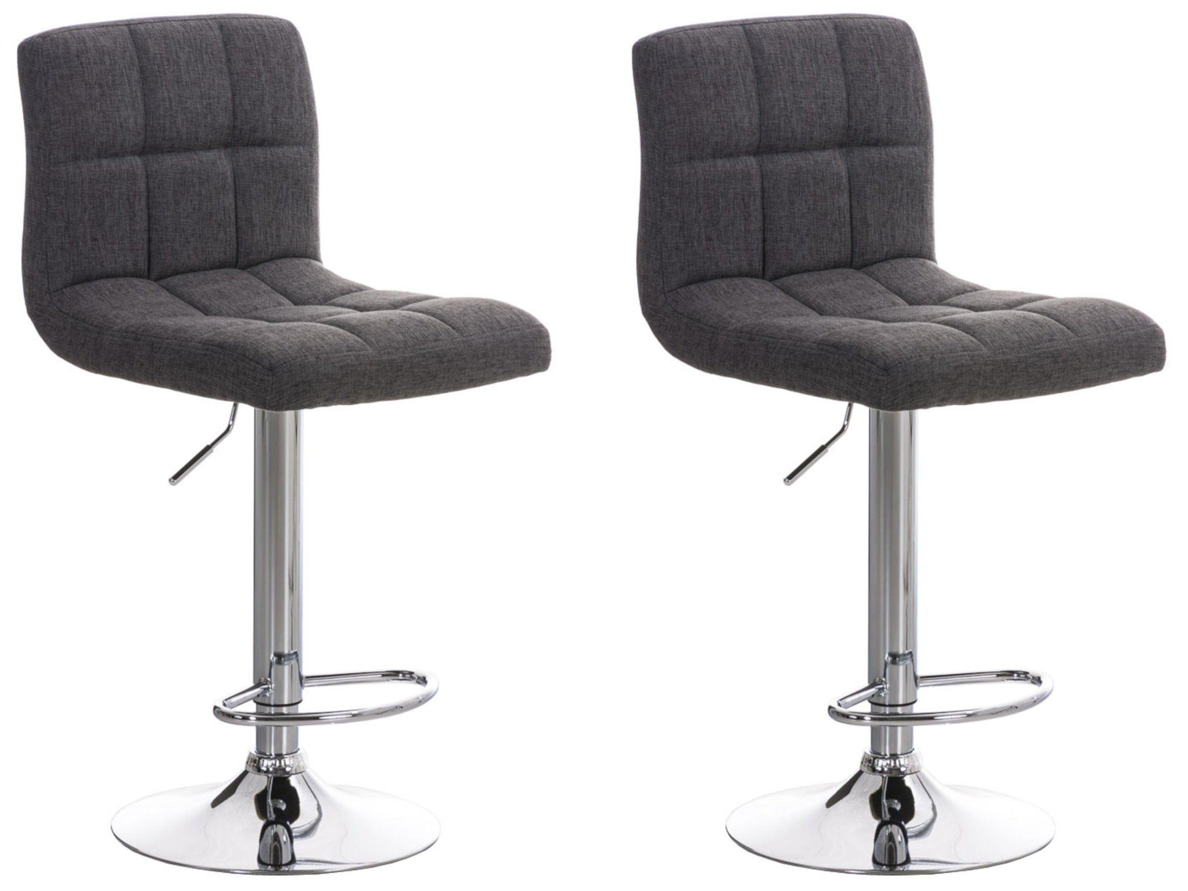 furnicato Barhocker Hellgrau 46x94x47 cm