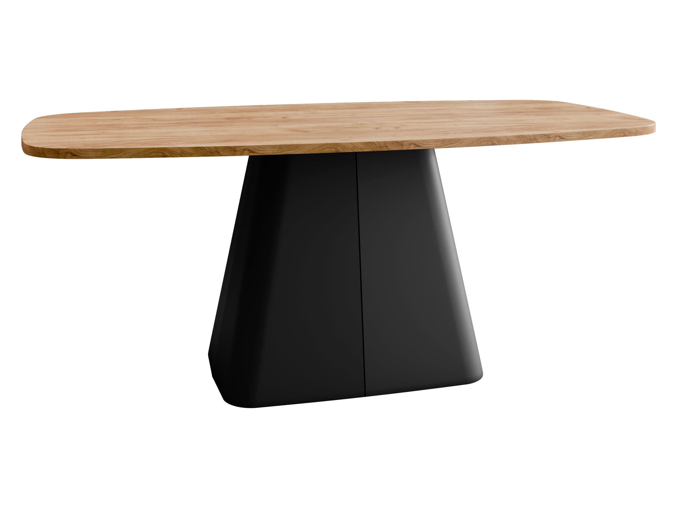 COUCHTISCH Noa - Eichefarben/Schwarz, Holzwerkstoff/Metall (60/120/48cm) - MIRJAN24