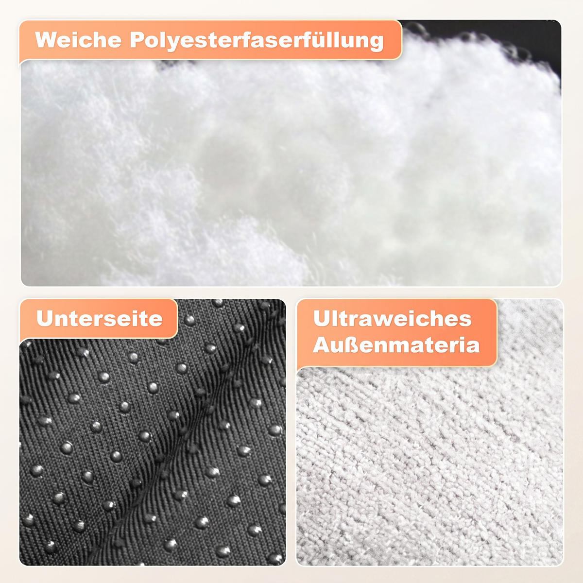 EINZELSOFA 4361 - Weiß, Textil (90/38/92cm) - Vercart
