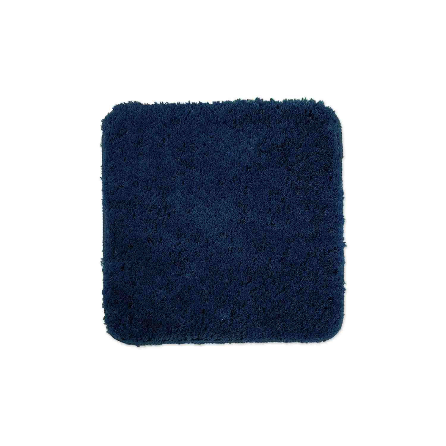 BADEMATTE Florenz - Dunkelblau, Textil (45/45cm) - WohnDirect